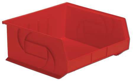 Hang/stack Bin,7hx16-1/2wx14-3/4d,red (1