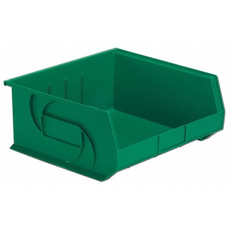 Hang/stack Bin,7hx16-1/2wx14-3/4d,green