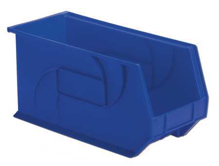 Hang/stack Bin,9hx8-1/4wx18d,blue (1 Uni