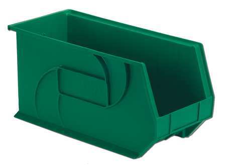 Hang/stack Bin,9hx8-1/4wx18d,green (1 Un