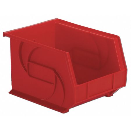 Hang/stack Bin,7hx8-1/4wx10-3/4d,red (1