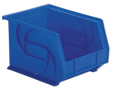 Hang/stack Bin,7hx8-1/4wx10-3/4d,blue (1