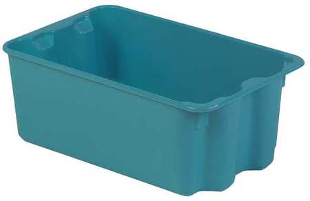 Stack And Nest Bin,20-5/8 In L,blue (1 U