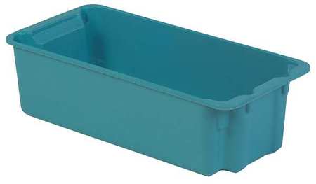 Stack And Nest Bin,24-1/8 In L,blue (1 U