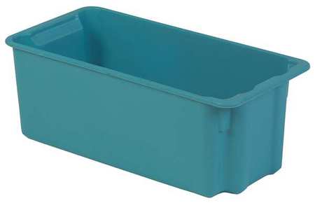 Stack And Nest Bin,24-1/8 In L,blue (1 U