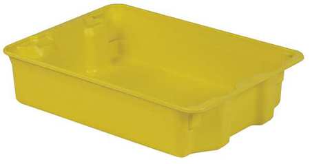 Stack And Nest Bin,25-5/16 In L,yellow (