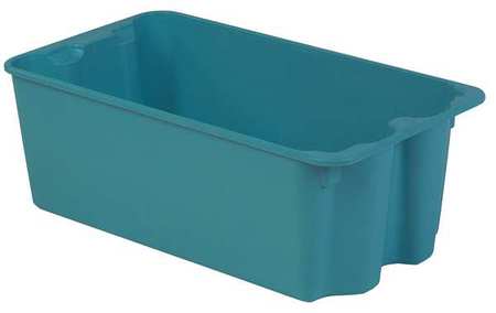 Stack And Nest Bin,30-5/8 In L,blue (1 U