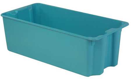 Stack And Nest Bin,42-1/2 In L,blue (1 U