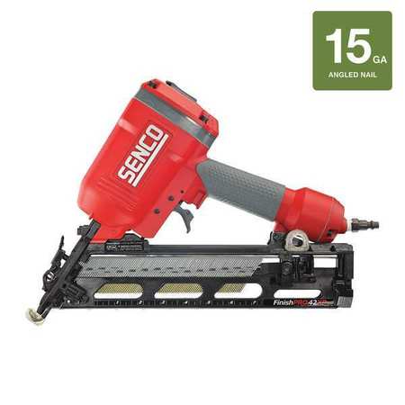 Air Finish Nailer,34 Deg,adhesive (1 Uni