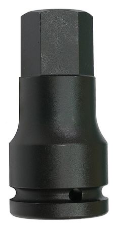 Impact Socket Bit,3/4" Dr,1-3/16",hex (1