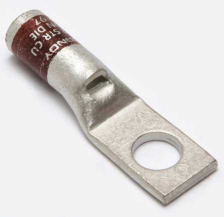 One Hole Lug Compression Connector,2 Awg