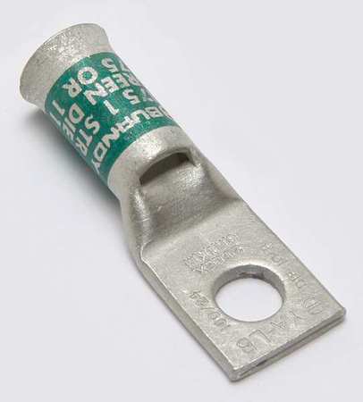 One Hole Lug Compression Connector,2 Awg