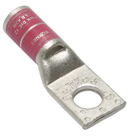 One Hole Lug Compress Connector,1/0 Awg