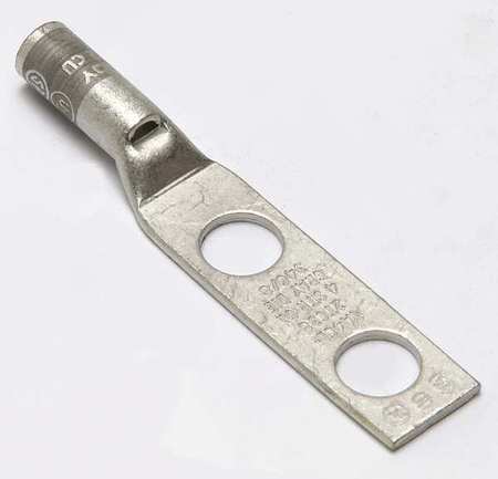 Two Hole Lug Compression Connector,4 Awg
