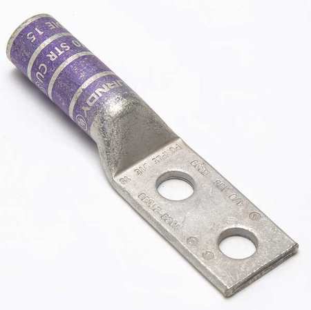 Two Hole Lug Compress Connector,4/0 Awg