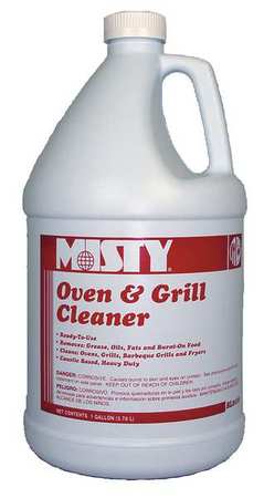 Oven & Grill Cleaner,1 Gal,lemon,pk4 (1