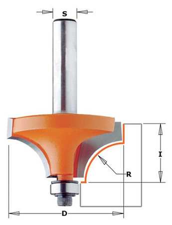 Beading Router Bit,hw,1 In (1 Units In E