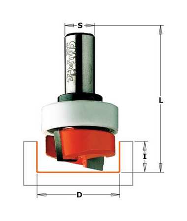 Mortise Router Bit,hw,1/2 In (1 Units I