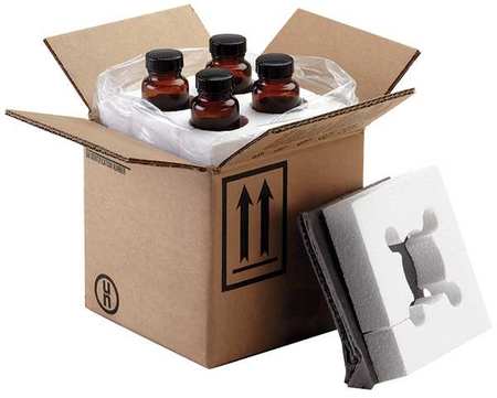 Hazmat Shipping Kit,(4) 8 Oz Bottles,pk4