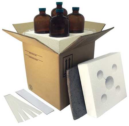 Hazmat Shipping Kit,(4) 32oz Bottles,pk4