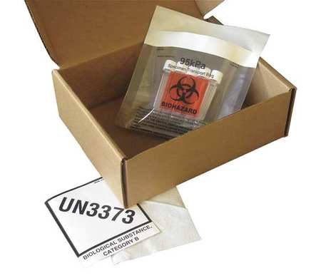 Hazmat Shipping Kit,6 In X 9-1/8 In,pk12