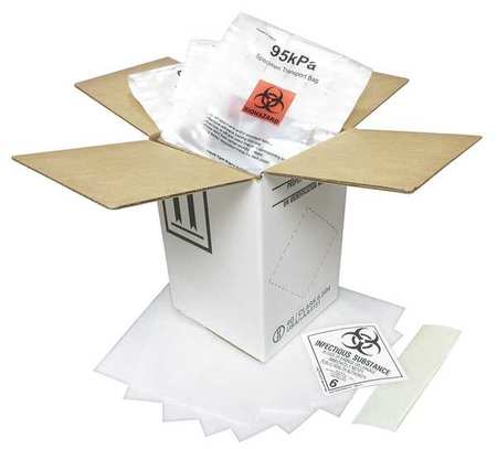 Hazmat Shipping Kit,10.25 In X 14 In,pk2