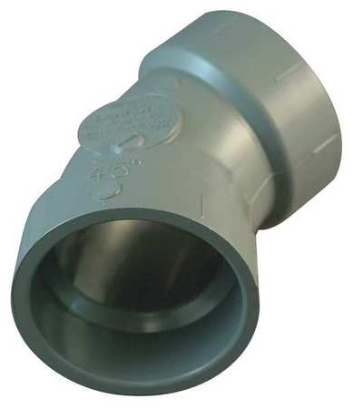 Elbow, 45,cpvc,40,1-1/2 In.,hub (1 Units