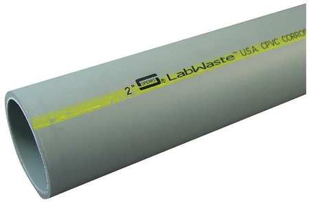 Labwaste Dwv Pipe,unthreaded,1-1/2x10 Ft