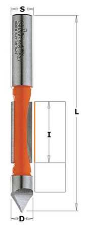 Panel Pilot Router Bit,hw,1/4 In (1 Unit