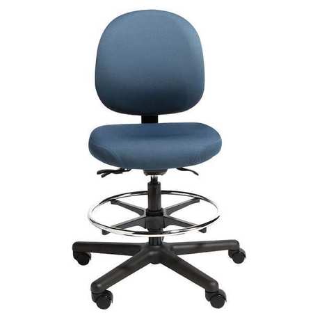 Intensive 24/7 Chair,blue,24-34" Seat Ht