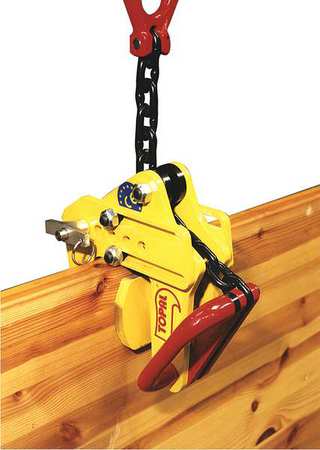 Nonmarring Plate Clamp,1100 Lb,4-1/4 In