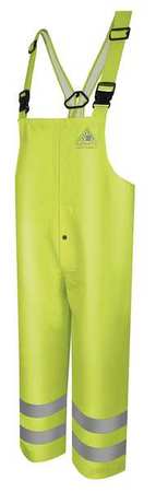 Arc Flash Rain Overall,cat 2,ylw/grn,3xl