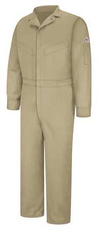 Flame-resistant Coverall,khaki,54 (1 Uni