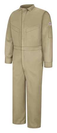 Flame-resistant Coverall,khaki,42 (1 Uni