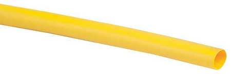 Shrink Tubing,0.063in Id,yellow,4ft,pk25