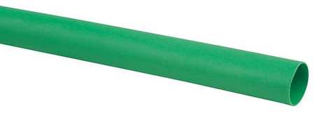 Shrink Tubing,0.063in Id,green,4ft,pk25