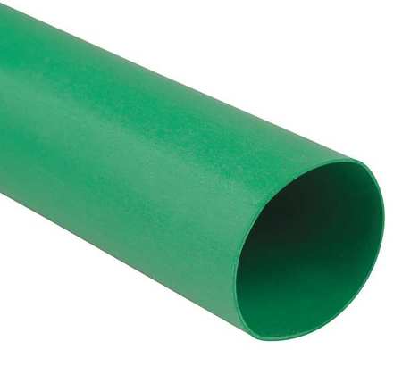 Shrink Tubing,0.5in Id,green,4ft,pk25 (1