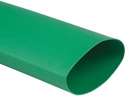 Shrink Tubing,1.0in Id,green,4ft,pk10 (1