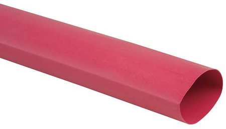 Shrink Tubing,2.0in Id,red,4ft,pk25 (1 U