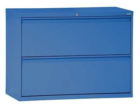 Lateral File Cabinet,2 Drawer,blue (1 Un