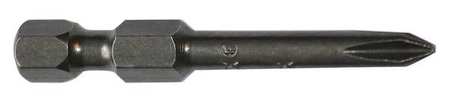 Power Bit,sae,1/4",hex Power Drive,pk5 (