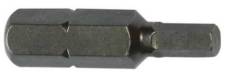 Insert Bit,sae,1/4",hex,1/8",1",pk5 (1 U