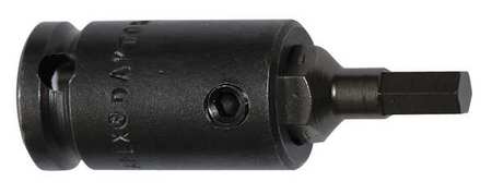 Socket Bit,3/8 In. Dr,5/16 In. Hex,pk5 (