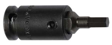 Socket Bit,3/8 In. Dr,7/32 In. Hex,pk5 (