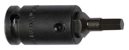 Socket Bit,3/8 In. Dr,5/32 In. Hex,pk5 (