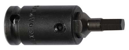 Socket Bit,3/8 In. Dr,3/8 In. Hex,pk5 (1