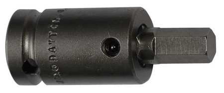 Torsion Bit,sae,1/2",square Drive,pk5 (1