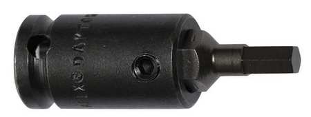 Socket Bit,3/8 In. Dr,1/2 In. Hex,pk5 (1