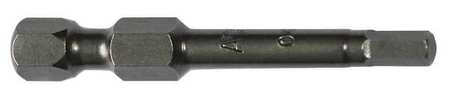 Power Bit,sae,1/4",hex Power Drive,pk5 (