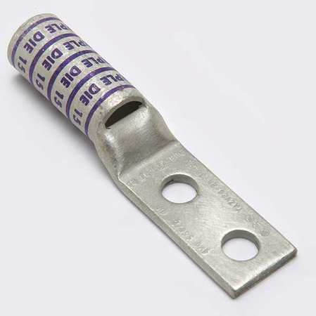 Two Hole Lug Compress Connector,4/0 Awg